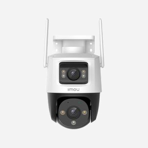 Imou Cruiser Dual 6MP Caméra IP Extérieure PTZ Wi-Fi 6, Résolution 2304x1296, Optique 3.6mm, Vision Nocturne 30m, IP66, Audio Bidirectionnel, Détection Humaine/Véhicule, MicroSD 256Go
