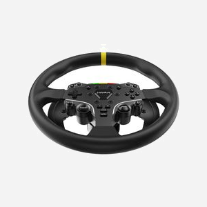 Moza Racing RS046 Modèle de Roue PC Noir Aluminium & Microfibre 305mm 850g - Compatible Moza - Miniature 3