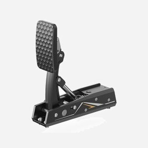 Pédale Moza Racing RS067 pour simulateur, Acier & Fibre de Carbone, Inclinaison 15-25°, Compatible simulateurs de course et de vol, Couleur Noir