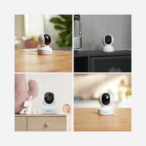 Reolink E Series E340 Caméra IP 5MP 2560x1920 Int/Ext WiFi PTZ Audio 2-voies Vision Nocturne 12m Angle 98°/75° MicroSD 256Go Compatible Google Assistant - Miniature 2