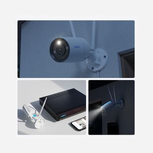 Reolink W330 Caméra IP Ext./Int. 8MP 3840x2160, WiFi 6, CMOS 1/2.7", Objectif 4mm, Vision Nocturne 30m, IP67, Audio Bidirectionnel, MicroSD 256GB - Miniature 2