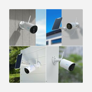 Reolink Argus Series B320 Caméra IP Sans Fil Int/Ext Balle 3MP CMOS 1/2.7" 2304x1296px Vision Nocturne 10m WiFi IP65 microSD Google Assistant - Miniature 2