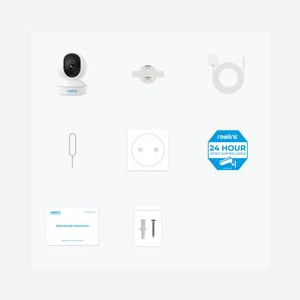 Reolink E Series E320 Caméra IP Intérieure 3MP 2304x1296, Wi-Fi, Vision Nocturne 12m, Audio 2-Voies, microSD 256Go, Angle 82°, Alexa & Google Assistant - Miniature 3
