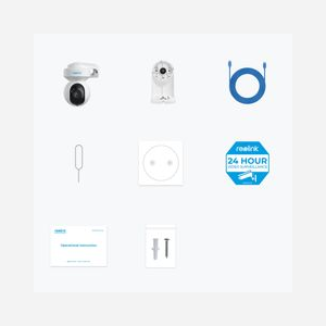Reolink E560P Caméra IP 8MP 3840x2160 Int/Ext, PoE, IR 12m, Audio 2-voies, H.265, Angle 94°, IP65, Google Assistant, IVS, Ethernet, Blanc - Miniature 3