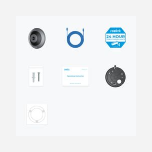 Reolink Fisheye P520 Caméra IP Dôme 6.5MP 2560x2560px Int./Ext. PoE/DC, CMOS 1/2.5", Objectif 1.98mm 180°, IR 8m, MicroSD, Audio 2-voies - Miniature 3