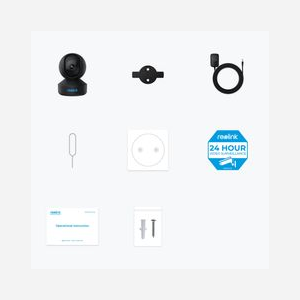 Reolink E330-B : Caméra IP Intérieure 4MP 2560x1440, WiFi, PoE, Vision Nocturne 12m, Audio Bidirectionnel, MicroSD 256Go, Compatible Alexa & Google Assistant - Miniature 3