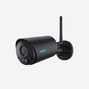 Reolink Argus Series B320-B Caméra IP sans fil 3MP 2304x1296p, Int/Ext, WiFi, Vision Nocturne 10m, IP65, microSD, Google Assistant - Miniature 1