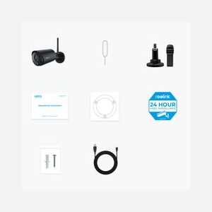 Reolink Argus Series B320-B Caméra IP sans fil 3MP 2304x1296p, Int/Ext, WiFi, Vision Nocturne 10m, IP65, microSD, Google Assistant - Miniature 3
