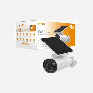 Imou Caméra de Sécurité IP Extérieure Cell 3C - Résolution 3MP 2304x1296, WiFi, Angle 121°, Vision Nocturne 15m, IP66, Batterie 5000mAh, MicroSD 256Go