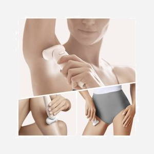 Braun Silk-épil 9-9006 Flex Épilateur 40 Pinces MicroGrip Blanc, Tête Flexible, Rasoir & Tondeuse, Wet&Dry, Autonomie Batterie, 4 Accessoires - Miniature 5