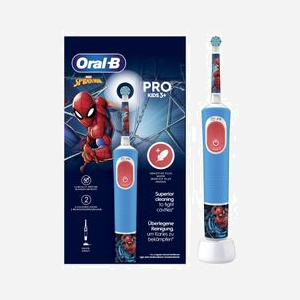 Oral-B Kids Brosse à dents électrique rotative enfant, multicolore, 2 modes (Soin quotidien/Sensible), 2 vitesses, batterie intégrée, 1 tête de brosse incluse - Miniature 2