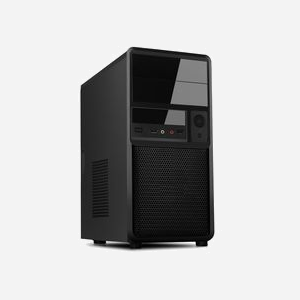 Boîtier PC itek SPIDER Mini Tower Noir - Micro ATX, Alimentation 500W, Baies 3.5"/2.5" internes et externes, USB 3.2 Gen 1, 175x396x360 mm