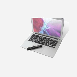 Techly ITC-LASER26 Télécommande de Présentation RF 2.4 GHz, Pointeur Laser Rouge Classe 2M, Portée 100m, USB, Compatible Windows/macOS/Linux/Android - Miniature 3