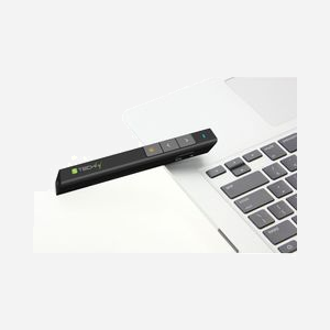 Techly ITC-LASER26 Télécommande de Présentation RF 2.4 GHz, Pointeur Laser Rouge Classe 2M, Portée 100m, USB, Compatible Windows/macOS/Linux/Android - Miniature 4