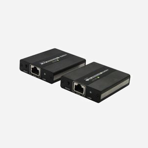 Techly IDATA EXT-E71 : Extender AV HDMI 1.3 via Cat5/5e/6 jusqu'à 120m, 1920x1080 60Hz, HDCP 1.4, IR Bi-directionnel, Noir, Alimentation 5V