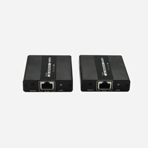 Techly IDATA EXT-E71 : Extender AV HDMI 1.3 via Cat5/5e/6 jusqu'à 120m, 1920x1080 60Hz, HDCP 1.4, IR Bi-directionnel, Noir, Alimentation 5V - Miniature 2