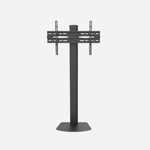 Support TV Sol Techly ICA-TR27 pour écrans 32-55" (81.3-139.7cm), VESA 100x100 à 600x400, Inclinaison -15°/0°, Charge Max 40kg, Noir, Dimensions 680x300x1350mm - Miniature 2