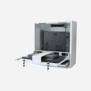 Techly ICRLIM10 Rack Mural 1U Gris 620x304x670mm (22") Métal, porte aveugle 90°, 28.4 kg, garantie 15 ans - Miniature 4