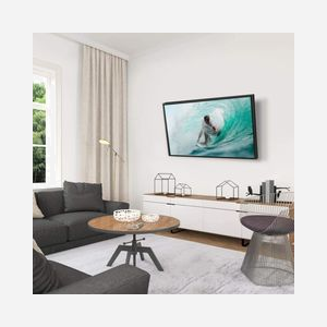 Support Mural Fixe Techly ICA-LCD-900 Noir pour Écrans 13" à 30" VESA 100x100mm, Charge Max 15kg, Inclinaison 0-12°, Distance Mur 3cm - Miniature 5