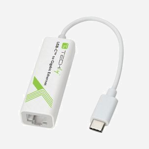 Techly IADAP USB31-ETGIGA : Adaptateur réseau USB 3.2 Gen 2 vers Ethernet 10/100/1000BaseT(X), support Windows, macOS et Linux - Miniature 1
