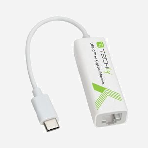 Techly IADAP USB31-ETGIGA : Adaptateur réseau USB 3.2 Gen 2 vers Ethernet 10/100/1000BaseT(X), support Windows, macOS et Linux - Miniature 3