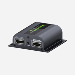 Techly IDATA-EX-HL21D Kit Émetteur/Récepteur AV 1080p, Extension Audio/Vidéo Cat6/6a/7 jusqu'à 60m, HDCP, 5V, 71.6x66.6x24.8mm