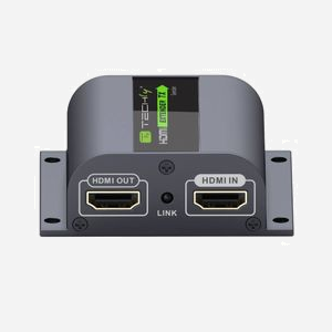Techly IDATA-EX-HL21D Kit Émetteur/Récepteur AV 1080p, Extension Audio/Vidéo Cat6/6a/7 jusqu'à 60m, HDCP, 5V, 71.6x66.6x24.8mm - Miniature 3