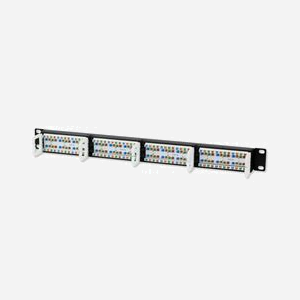 Techly Panneau de Brassage 24 Ports RJ45 Cat.5E 10/100/1000Base-T(X) U/UTP (UTP) 1U 482x43x65mm Contacts Or, Conforme RoHS - Miniature 3