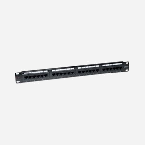 Techly Panneau de brassage 24 ports RJ45 Cat.6 U/UTP (UTP) 10/100/1000Base-T(X) Gigabit Ethernet, 482x43x65mm, Noir, Conforme RoHS - Miniature 4