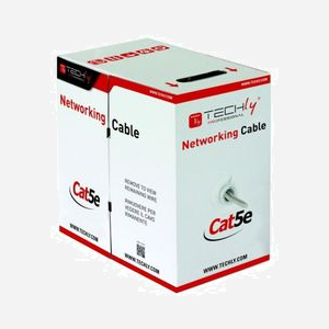 Techly ITP8-RIS-0305LO Câble Réseau Cat5e F/UTP (FTP) 305m Noir, Conducteur CCA 24 AWG, 1000 Mbit/s, 100MHz, PVC, Classe Eca - Miniature 3