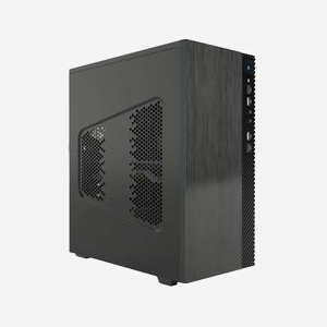 itek SMALLCOM-B Mini Tower PC Noir, Micro ATX/Mini-ITX, 1x92mm arrière, USB 3.2 Gen 1, 2.5/3.5", 171x308x360mm, sans alimentation - Miniature 2
