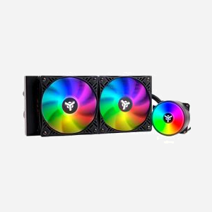 itek EVOLIQ 240 Refroidisseur liquide CPU All-in-One, Socket LGA 115x/1366/1700/20xx/AMx/FMx/TR4, Radiateur 274mm, 2x120mm PWM 800-1600 RPM