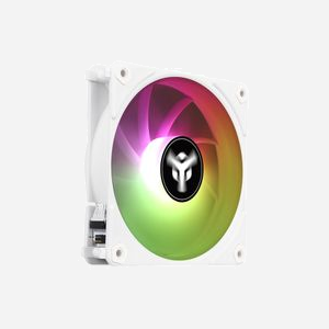 itek UW12 Ventilateur 120mm pour Boîtier PC, Blanc, 500-1500 RPM, 61 CFM, 31.4 dB, Palier Hydraulique, PWM, 8 LEDs, Connecteur 4-Pin, MTTF 30000h - Miniature 2