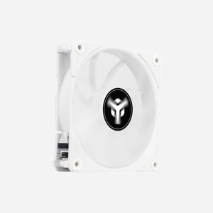 itek UW12 Ventilateur 120mm pour Boîtier PC, Blanc, 500-1500 RPM, 61 CFM, 31.4 dB, Palier Hydraulique, PWM, 8 LEDs, Connecteur 4-Pin, MTTF 30000h - Miniature 3