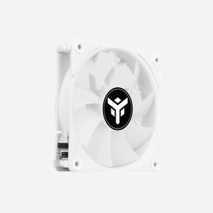 itek UW12 Ventilateur 120mm pour Boîtier PC, Blanc, 500-1500 RPM, 61 CFM, 31.4 dB, Palier Hydraulique, PWM, 8 LEDs, Connecteur 4-Pin, MTTF 30000h - Miniature 4
