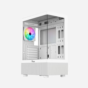 itek SHOWBUI 33W Tower PC Blanc, ATX/Micro-ATX/Mini-ITX, 1x 3.5", 2x 2.5", 7 Slots, Ventilateur 120mm AR, Radiateur 240mm SUP, USB 3.2 Gen 1