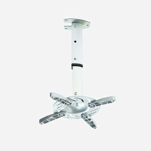 Support plafond pour projecteur Techly ICA-PM-102S Argent, charge 15kg, pivot 360°, inclinaison 0-30°, distance plafond 29.7-37cm, réglable, RoHS. - Miniature 4