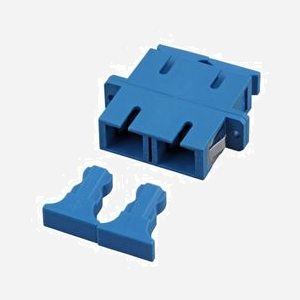Adaptateur Fibre Optique Monomode Techly ILWL-ADAP-DUC/MONO Bleu, Boîtier Plastique, Conforme RoHS, 7g - Miniature 1