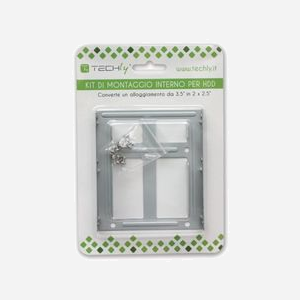 Techly ICA-FF-3-143 Obturateur de Baie Lecteur, Gris, Poids 97g - Format Standard pour Châssis PC - Miniature 2