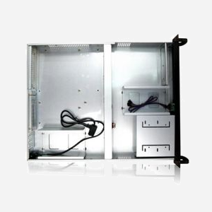 Techly I-CASE IPC-2055 Châssis Serveur Rack 2U Métal Noir Alimentation 350W, 6 baies 3.5" internes, Support Carte Mère ATX, 2x USB 2.0 avant - Miniature 4