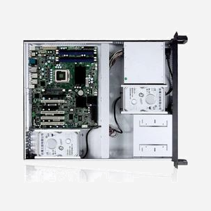 Techly I-CASE IPC-2055 Châssis Serveur Rack 2U Métal Noir Alimentation 350W, 6 baies 3.5" internes, Support Carte Mère ATX, 2x USB 2.0 avant - Miniature 5