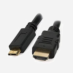 Câble HDMI Techly 1.8m, HDMI Type A (Standard) vers HDMI Type C (Mini), Mâle/Mâle, Contacts Or, 3D, 10 Gbit/s, HD 1080, 2160p, Noir