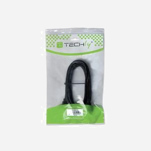 Câble HDMI Techly 1.8m, HDMI Type A (Standard) vers HDMI Type C (Mini), Mâle/Mâle, Contacts Or, 3D, 10 Gbit/s, HD 1080, 2160p, Noir - Miniature 2