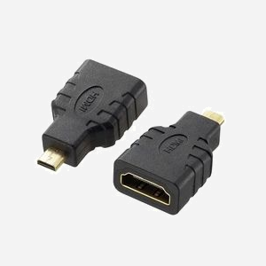 Techly Adaptateur Vidéo IADAP-HDMI-MD: Micro HDMI D Mâle vers HDMI Femelle, Contacts Or, Noir, 20x12mm, Compatible CE - Miniature 2
