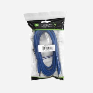 Techly Câble USB 3.0 AB M/M 0.5m Bleu - USB 3.2 Gen 1 (3.1 Gen 1), Connecteurs USB A et USB B, Mâle/Mâle, 5 Gbit/s, Double Blindage - Miniature 2