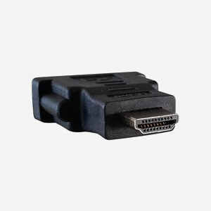 Techly Adaptateur HDMI mâle vers DVI-D femelle contacts or, noir, IADAP-HDMI-606, 40.2x40.2x15.2mm, 28g, Certifié CE/RoHS/UL, HDMI High Speed - Miniature 5
