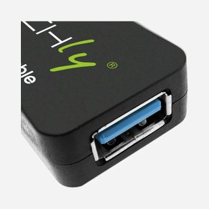 Techly ICUR30200G : Câble USB 3.2 Gen 1 (3.1 Gen 1) A-A, 20m, Noir - Connecteur Mâle vers Femelle, Conforme CE/FCC/RoHS - Miniature 2