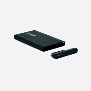 TooQ TQE-2510B Boîtier HDD 2.5" Noir Aluminium, USB 2.0, SATA I/II/III, Hot Swap, jusqu'à 0.75To, Windows/macOS/Linux, 138x71x12mm - Miniature 2