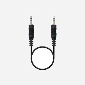 Nanocable 10.24.0101 : Câble audio stéréo 1,5m, connecteurs Jack 3.5mm mâle-mâle, Noir, conforme RoHS, dimensions emballage 160x10x100mm