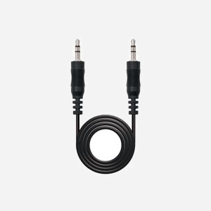 Nanocable 10.24.0110 : Câble Audio Stéréo 3.5mm Mâle-Mâle 10m, Noir, Connecteurs Droit, RoHS, Conditionnement Sac Polyéthylène - Miniature 3
